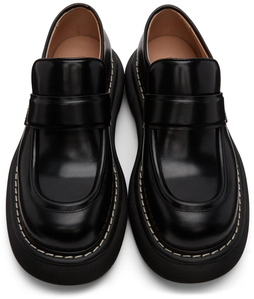 商品Bottega Veneta|Black Swell Loafers,价格¥9810,第5张图片详细描述