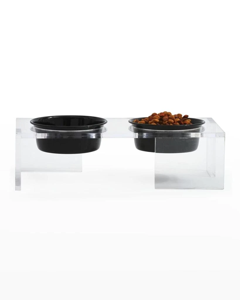 商品HIDDIN|Clear Panel Double Pet Bowl Feeder,价格¥1084,第4张图片详细描述