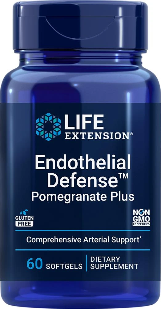 商品Life Extension|Life Extension Endothelial Defense™ Pomegranate Plus (60 Softgels),价格¥350,第1张图片