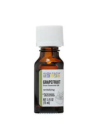 商品Aura Cacia|Cacia Pure Essential Oil Grapefruit   0.5 Fl Oz,价格¥120,第1张图片