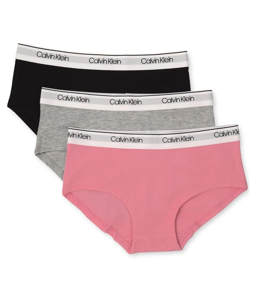 商品Calvin Klein|经典女童内裤3件装 (小童/大童),价格¥113,第1张图片