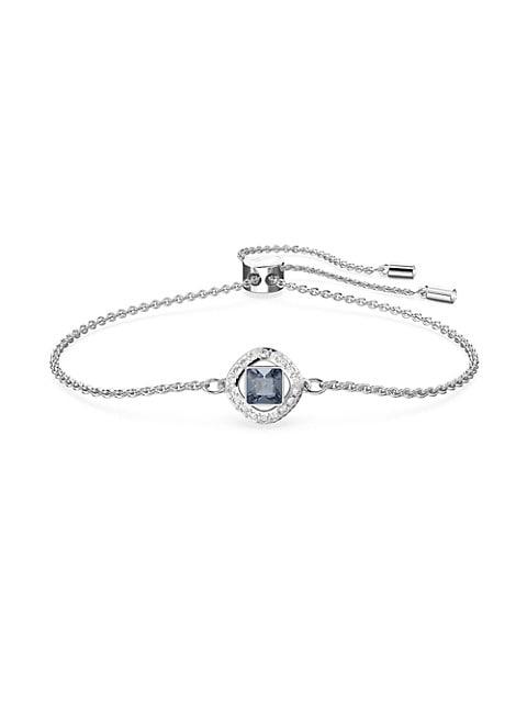 Swarovski]Angelic Rhodium-Plated & Crystal Slider Bracelet 金属