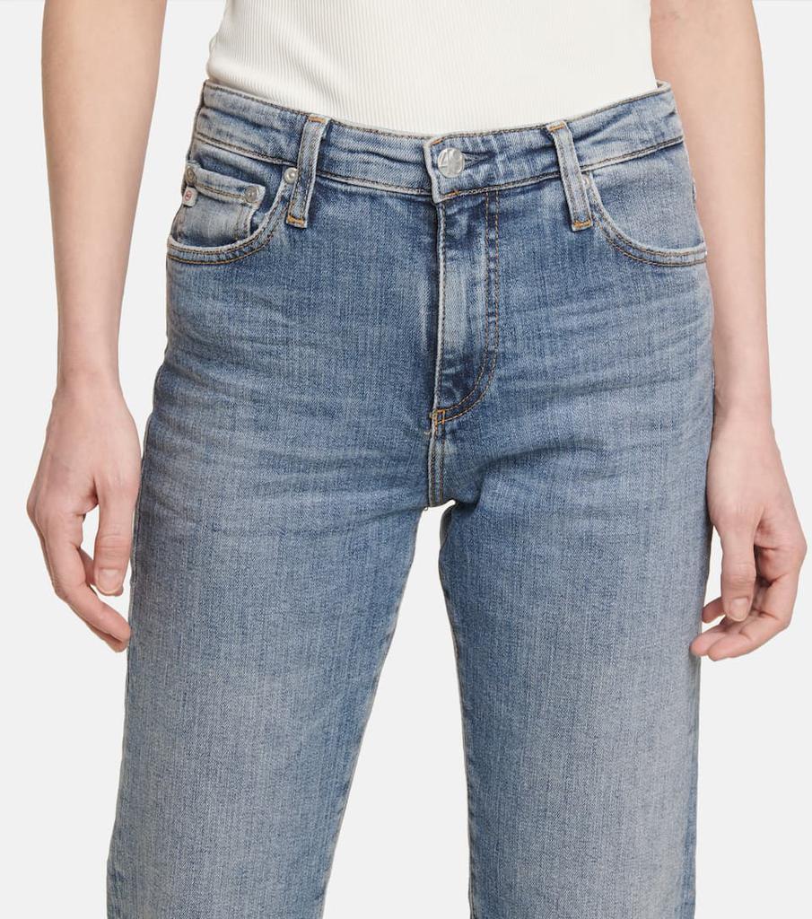 商品AG Jeans|Isabelle高腰直筒牛仔裤,价格¥1264,第6张图片详细描述