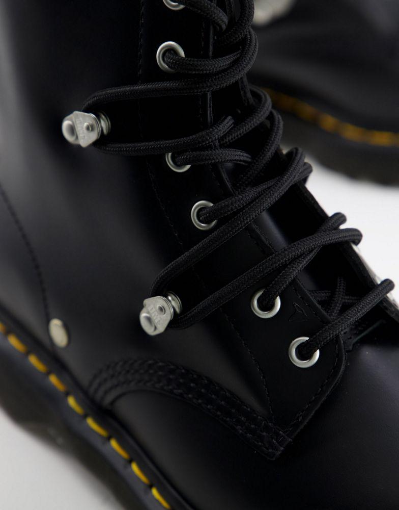 Dr Martens 1460 bex stud 8 eye boots in black商品第4张图片规格展示