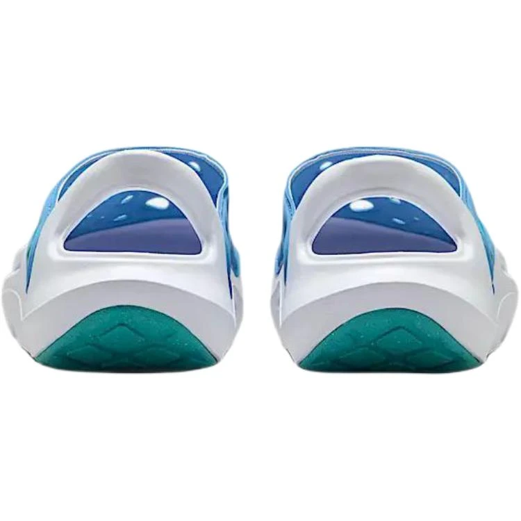 商品[国内直发] NIKE|[预售3天]Aqua Swoosh 柔软舒适 防滑耐磨 低帮 儿童凉鞋 白蓝 青少年,价格¥92,第6张图片详细描述