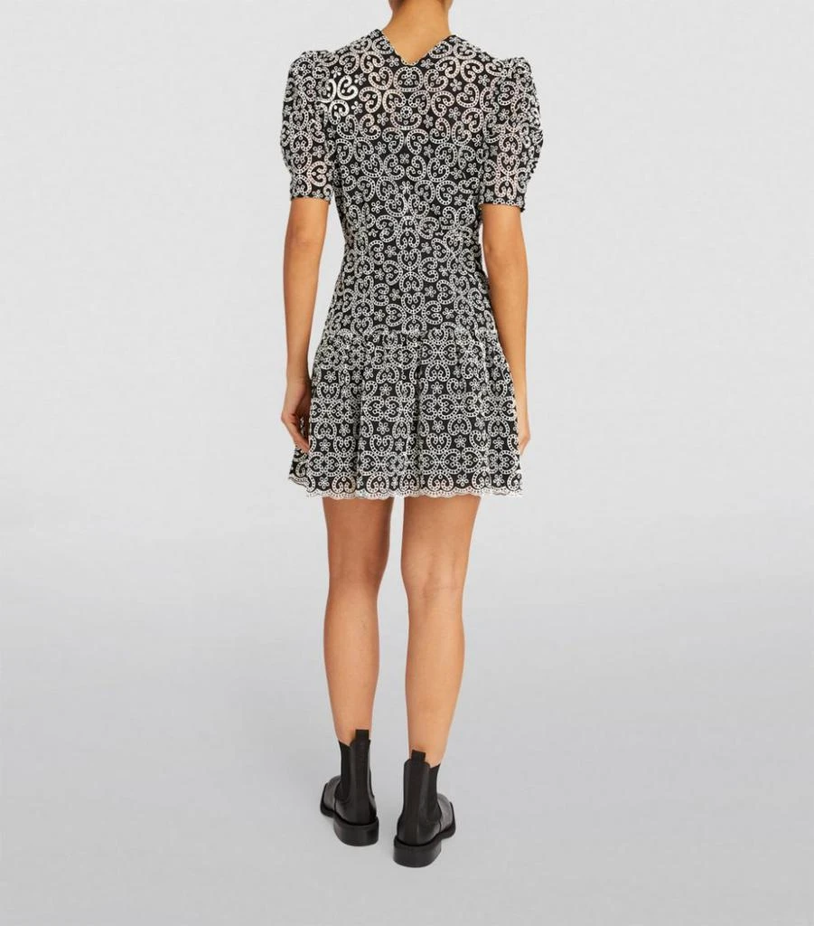 商品Sandro|Guipure Lace Mini Dress,价格¥2051,第3张图片详细描述