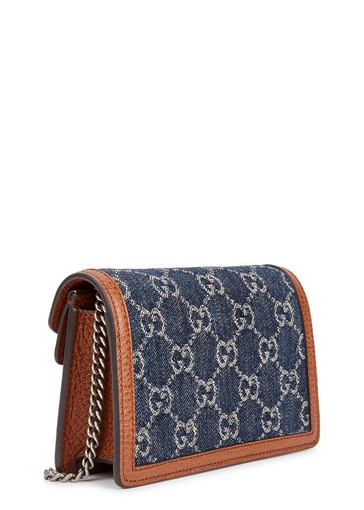 商品Gucci|Dionysus super mini monogram-jacquard cross-body bag,价格¥6575,第4张图片详细描述