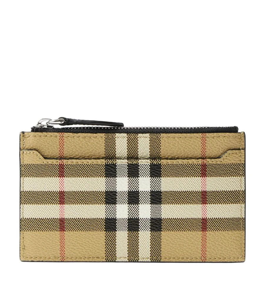 商品Burberry|Check Zipped Coin Purse,价格¥3188,第1张图片