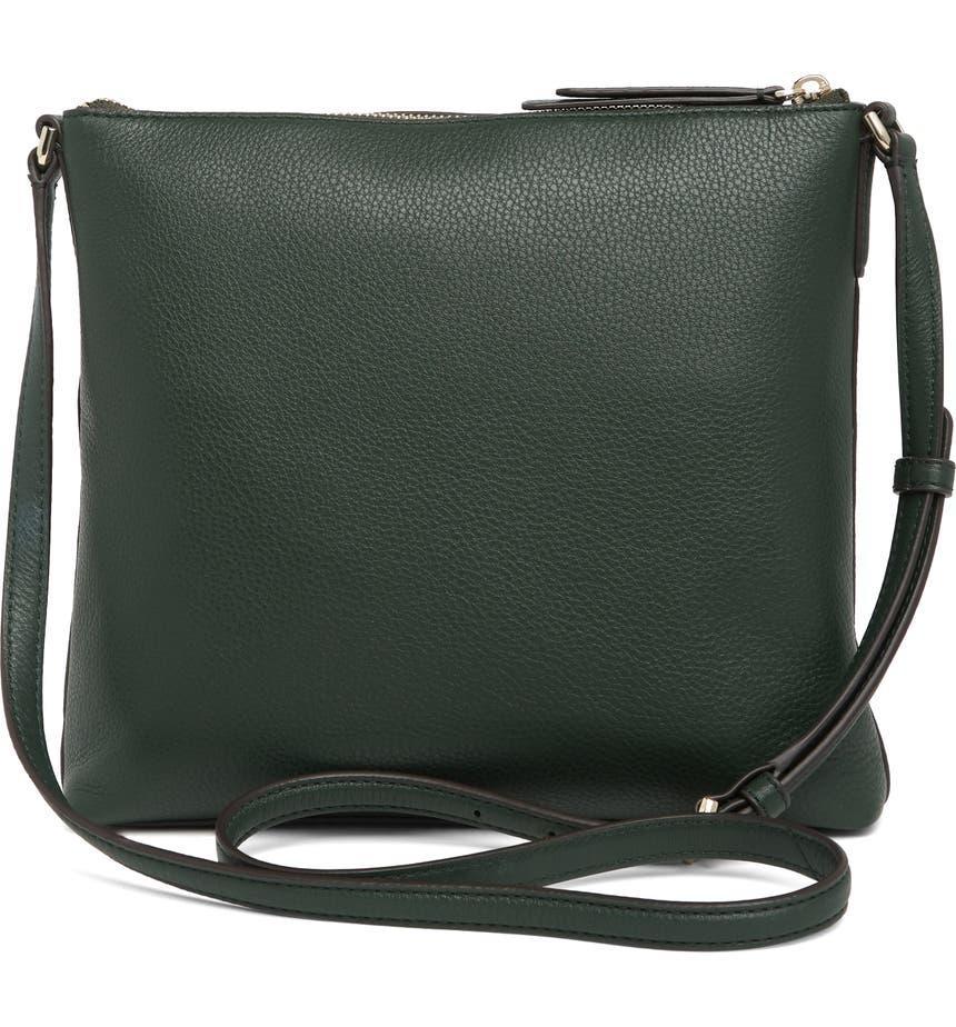商品Kate Spade|jackson top zip leather crossbody bag,价格¥929,第5张图片详细描述