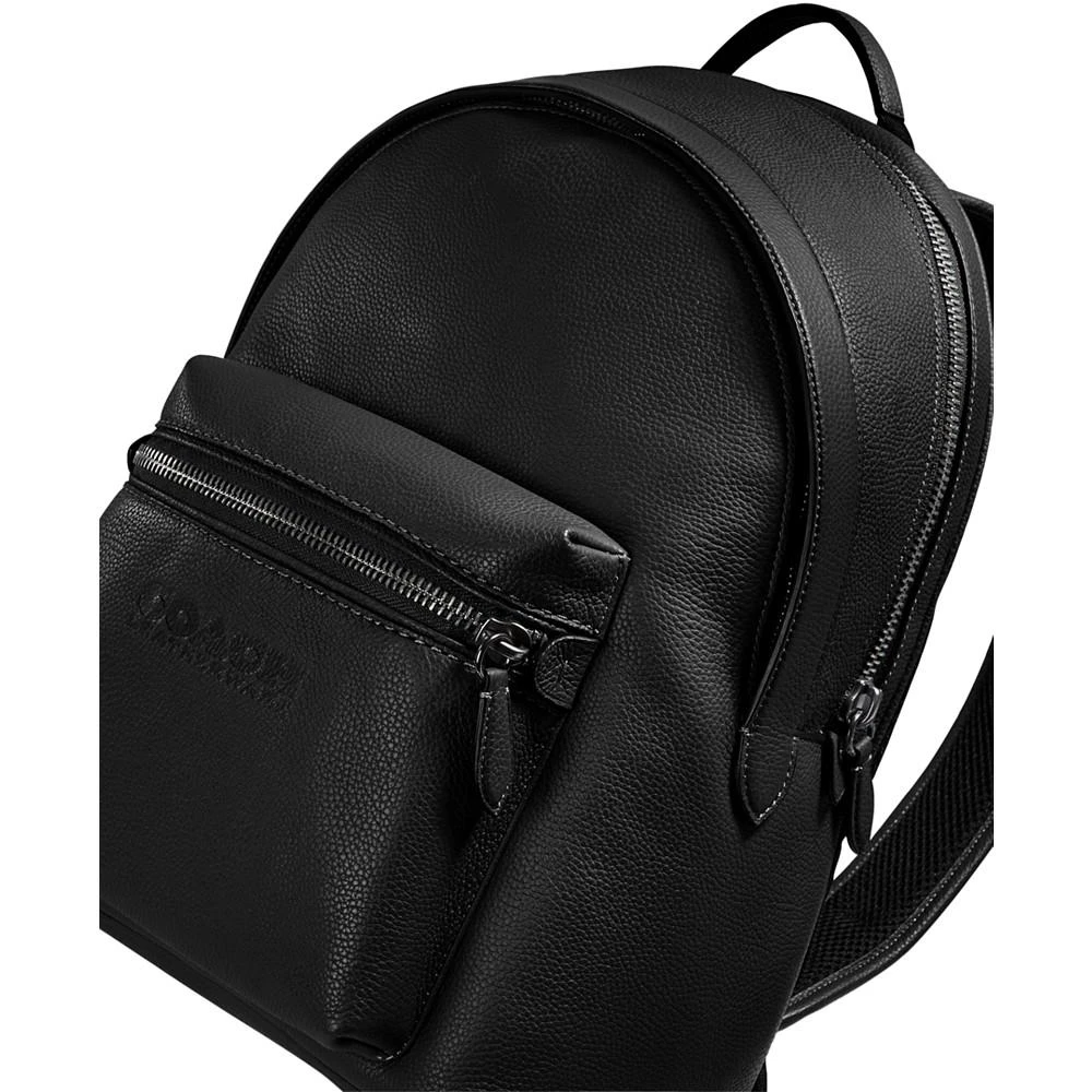 商品Coach|Refined Pebbled Leather Charter Backpack,价格¥3717,第4张图片详细描述