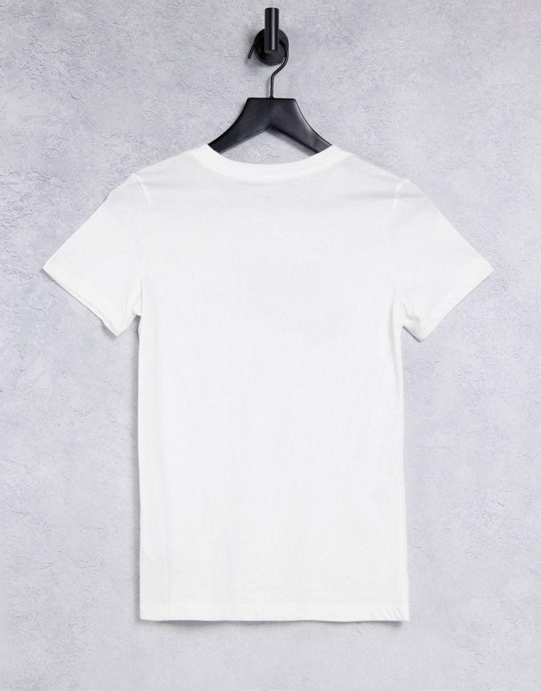 Nike Essentials Icon Futura logo t-shirt in white商品第2张图片规格展示