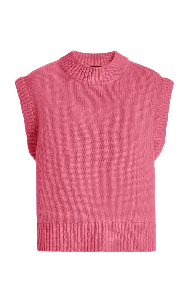 Lisa Yang - Women's Jonny Cashmere Sweater - Pink - Moda Operandi商品第1张图片规格展示