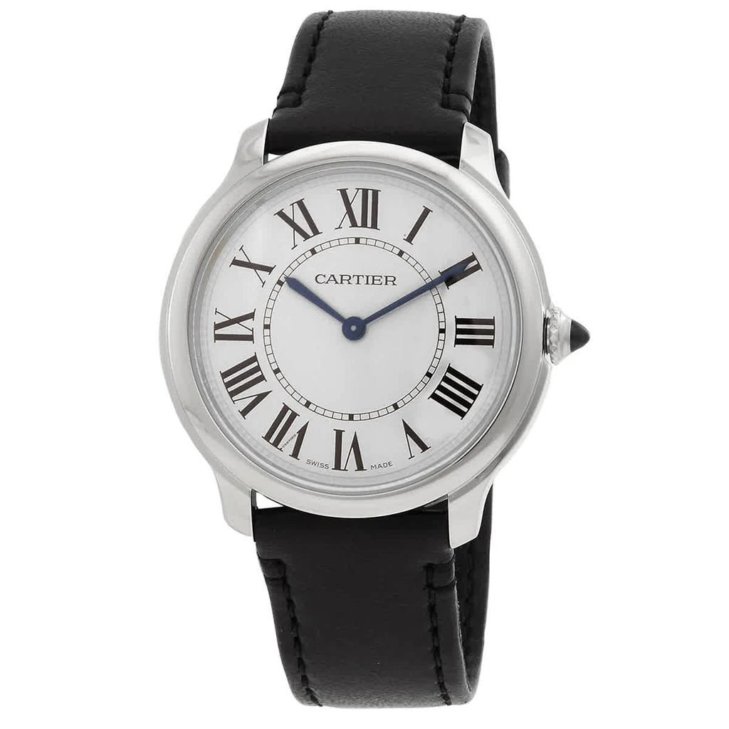 商品Cartier|Ronde Must De Cartier Quartz Silver Dial Men's Watch WSRN0031,价格¥18025,第1张图片