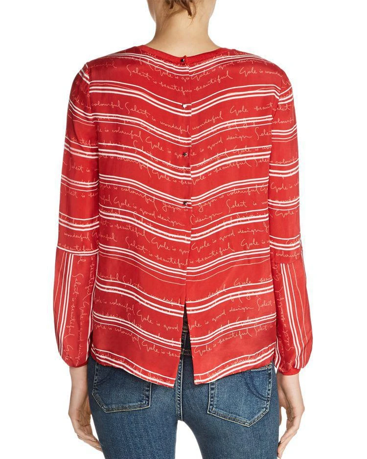 商品Maje|Livre Printed Top,价格¥1111,第2张图片详细描述