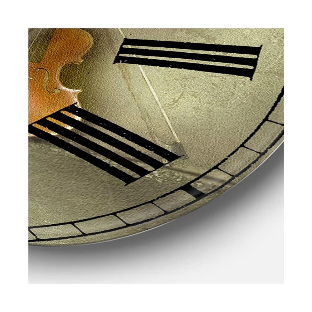 商品Designart|Resting Notes Oversized Cottage Wall Clock - 36 x 36,价格¥2113,第3张图片详细描述