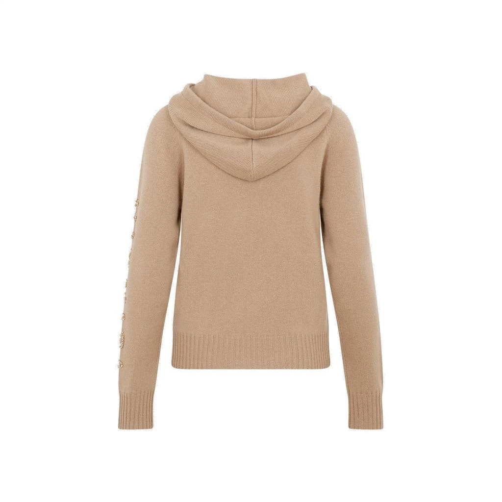 商品Max Mara|Max Mara Drawstring Long-Sleeved Knitted Hoodie,价格¥1994,第2张图片详细描述