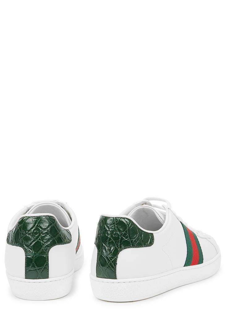 商品Gucci|New Ace white leather sneakers,价格¥4354,第5张图片详细描述