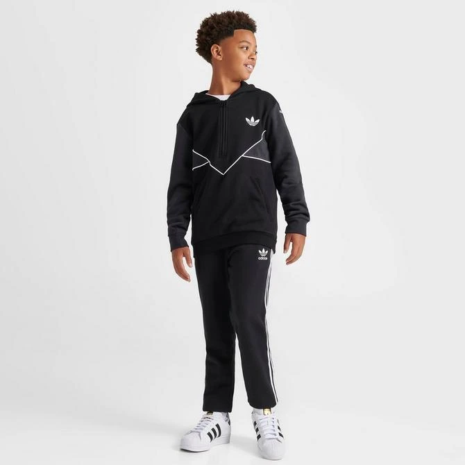 商品Adidas|Kids' adidas Originals adicolor Half-Zip Hoodie,价格¥150,第2张图片详细描述