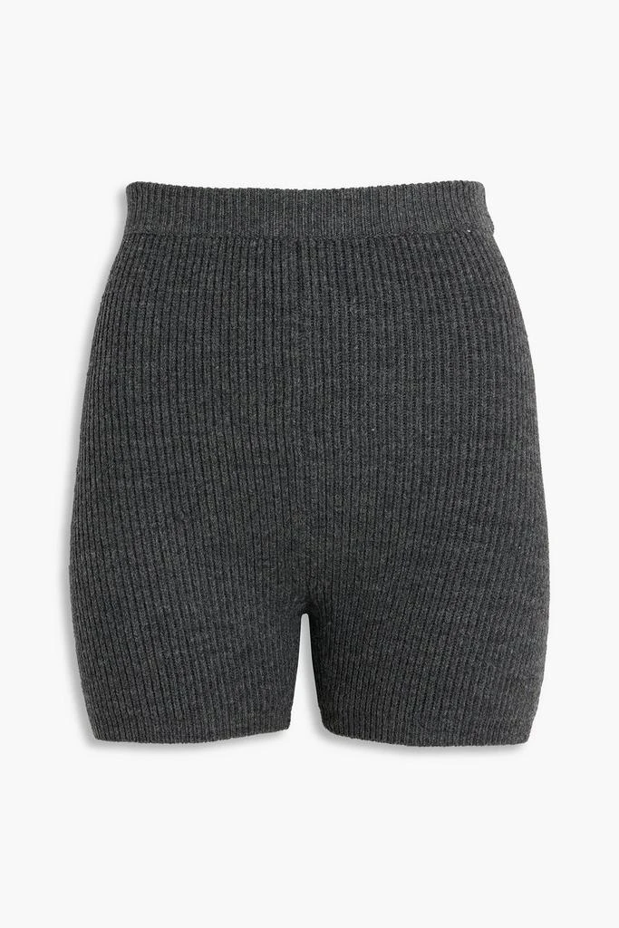 商品Alexander Wang|Ribbed wool-blend shorts,价格¥677,第1张图片