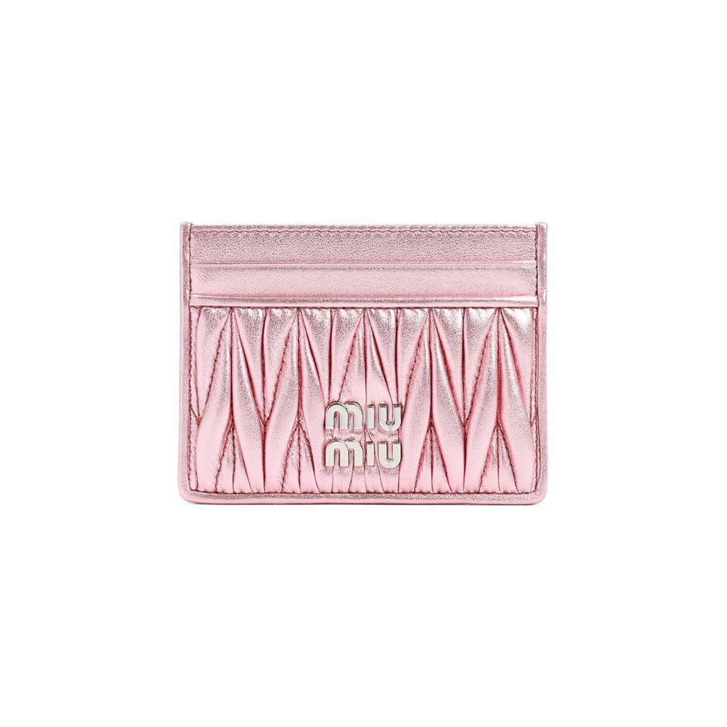 商品Miu Miu|MIU MIU  LEATHER CARDHOLDER SMALLLEATHERGOODS,价格¥1882,第1张图片