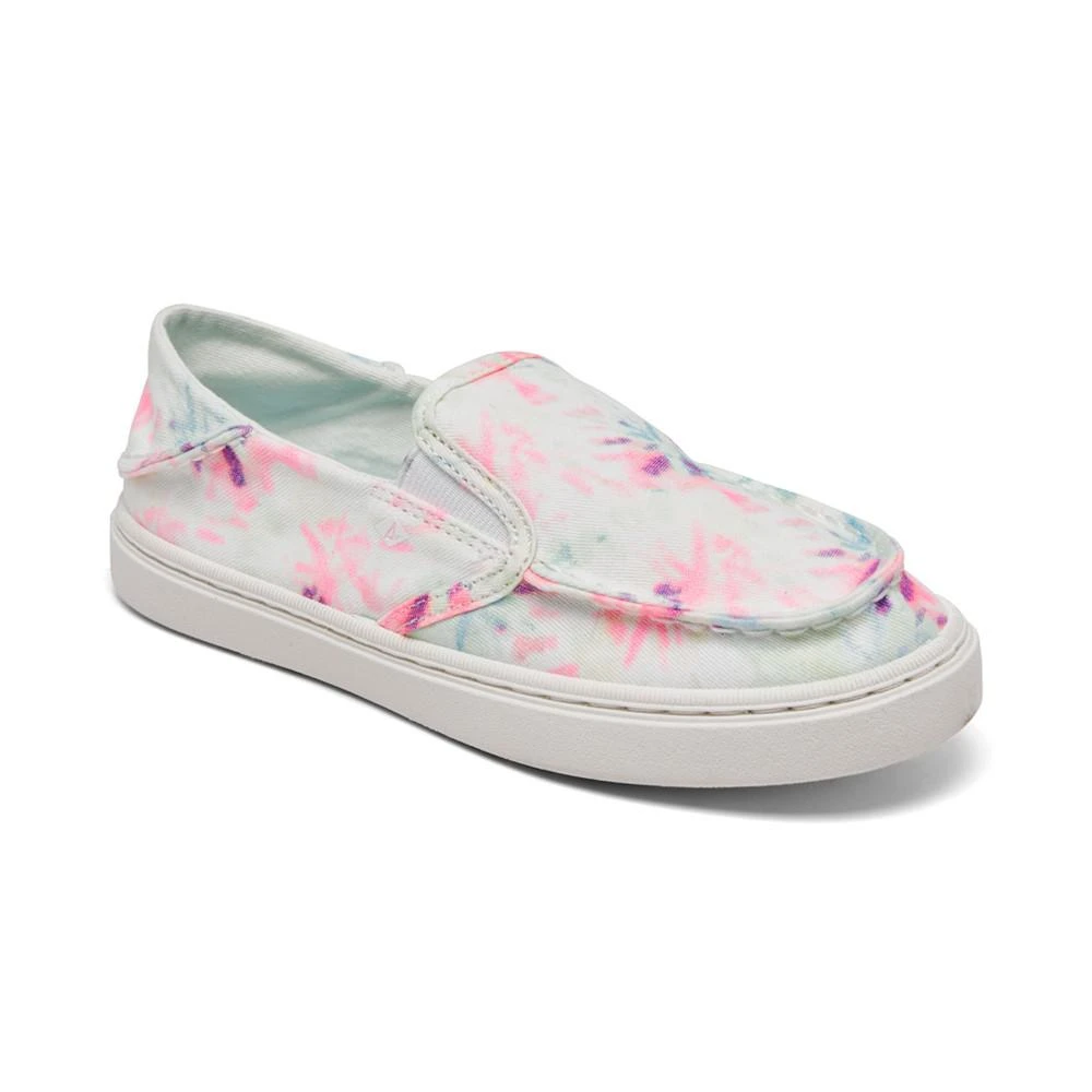 商品Sperry|Little Girls Salty Jr Tie-Dye Washable Slip-On Sneakers from Finish Line,价格¥113,第1张图片