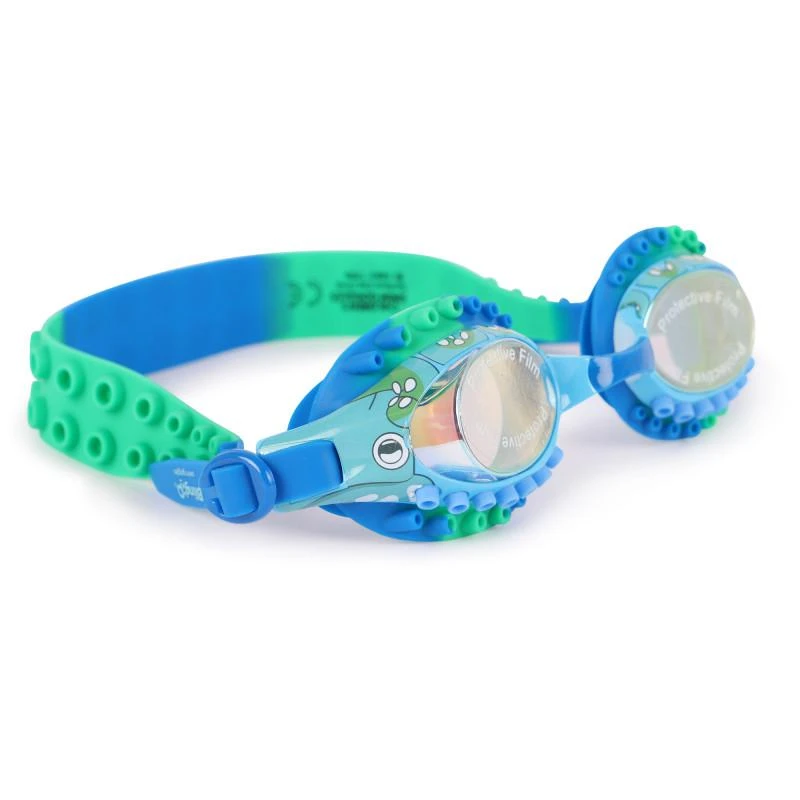 商品Bling 2o|Scungil swim goggles in green and blue,价格¥287,第1张图片