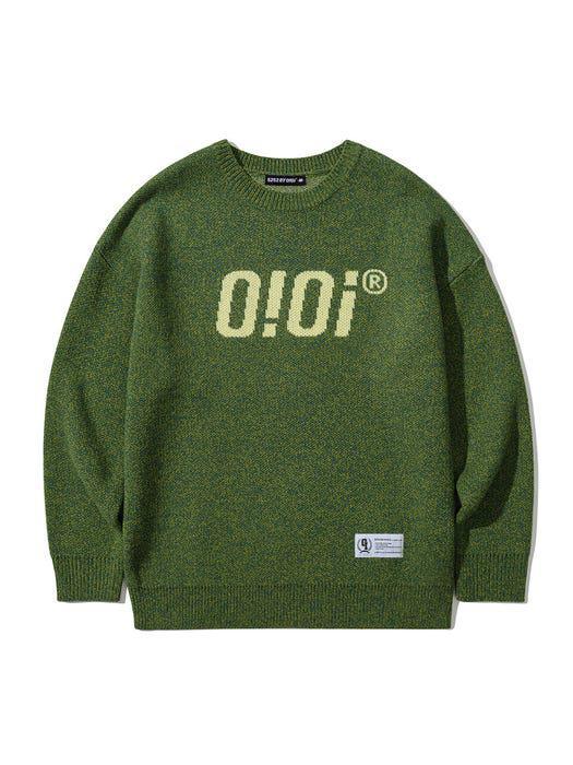 商品5252 BY O!OI|Oioi Logo Knit_Green,价格¥620,第5张图片详细描述