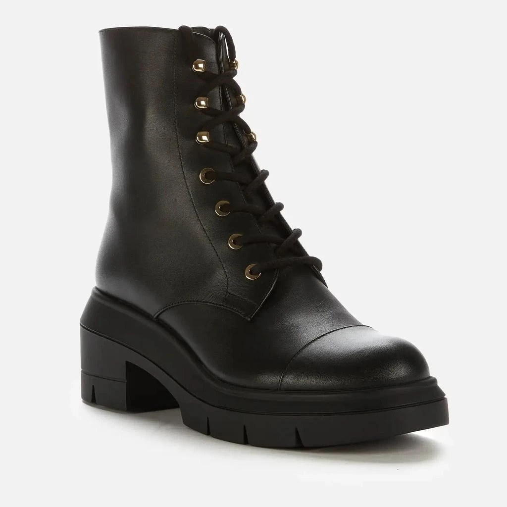 商品Stuart Weitzman|Stuart Weitzman Women's Nisha Leather Lace Up Boots,价格¥1840,第3张图片详细描述