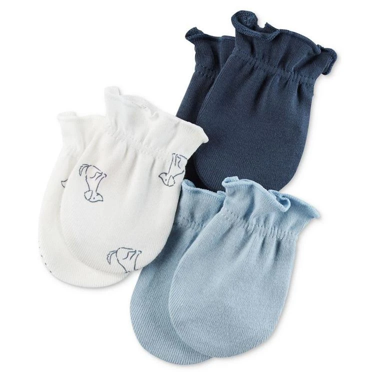 商品Carter's|3-Pk. Mittens, Baby Boys,价格¥45,第1张图片