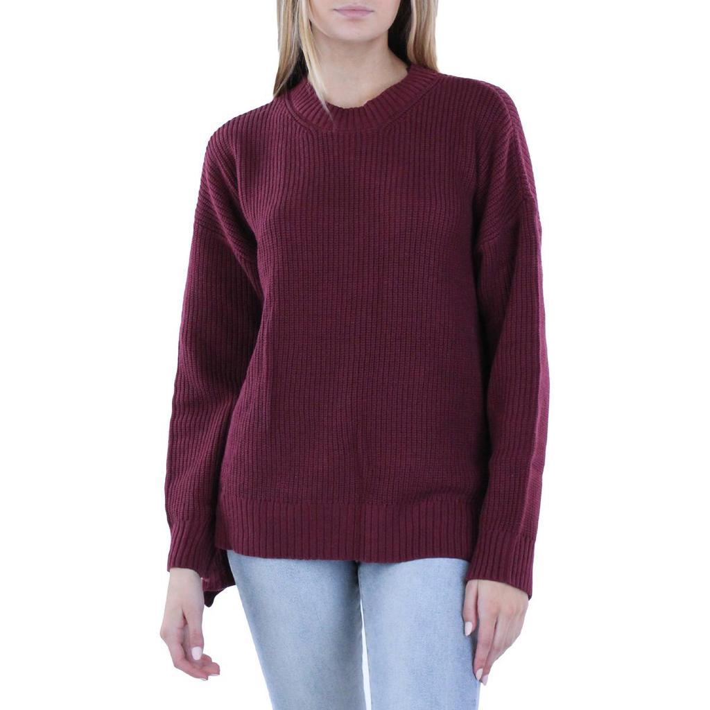 商品BCBG|BCBG Max Azria Women's Ribbed Knit Oversized Crew Neck Pullover Sweater,价格¥97-¥141,第1张图片