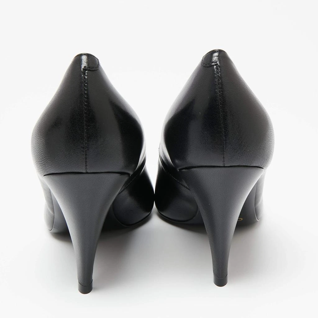 商品Celine|Celine Black Leather Pointed Toe Pumps Size 37,价格¥2606,第5张图片详细描述