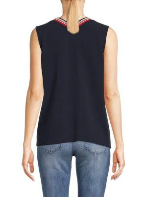 商品Tommy Hilfiger|Stripe Trim Vest,价格¥150,第2张图片详细描述