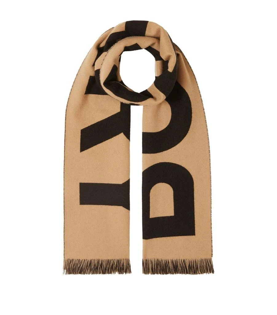 商品Burberry|Wool Logo Scarf,价格¥2991,第1张图片