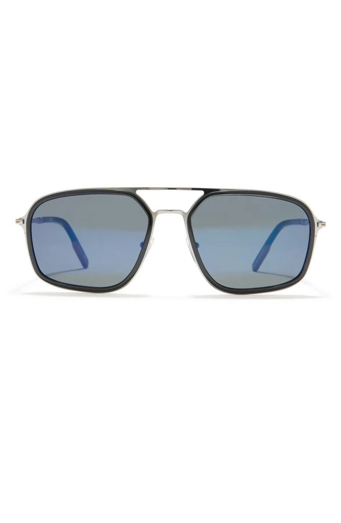 商品Zegna|59mm Navigator Sunglasses,价格¥820,第1张图片