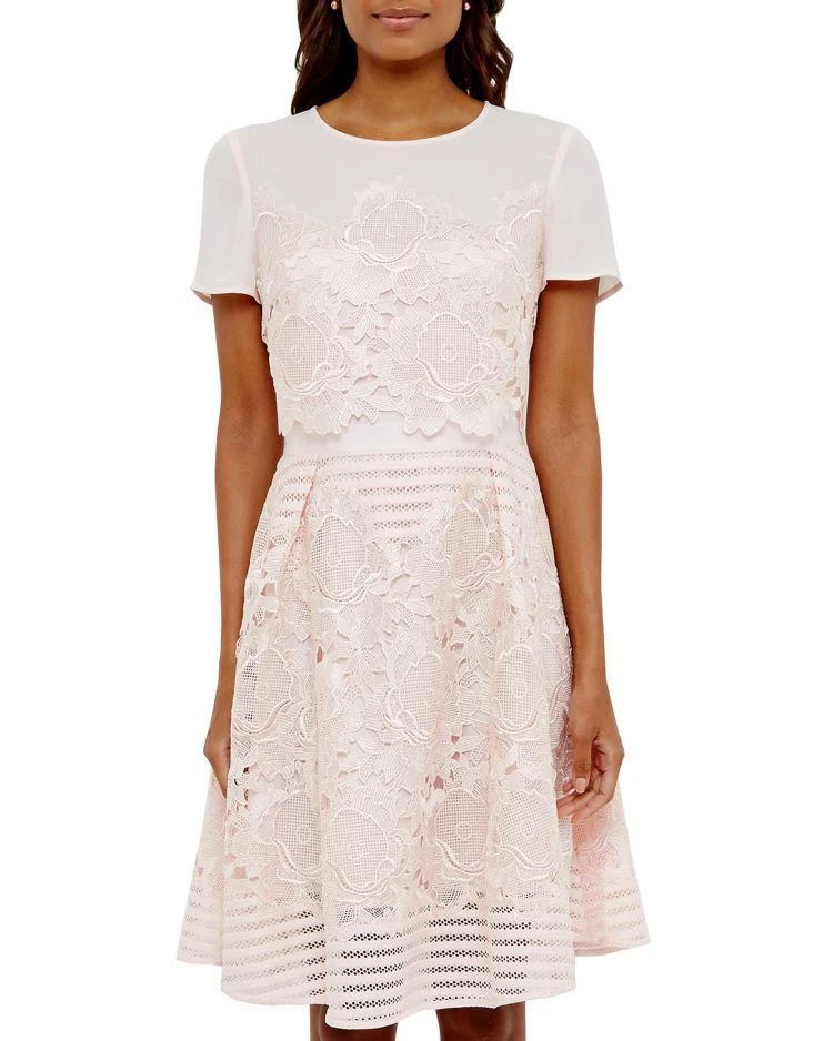 商品Ted Baker London|Ted Baker Lace Detail Dress,价格¥1755,第3张图片详细描述