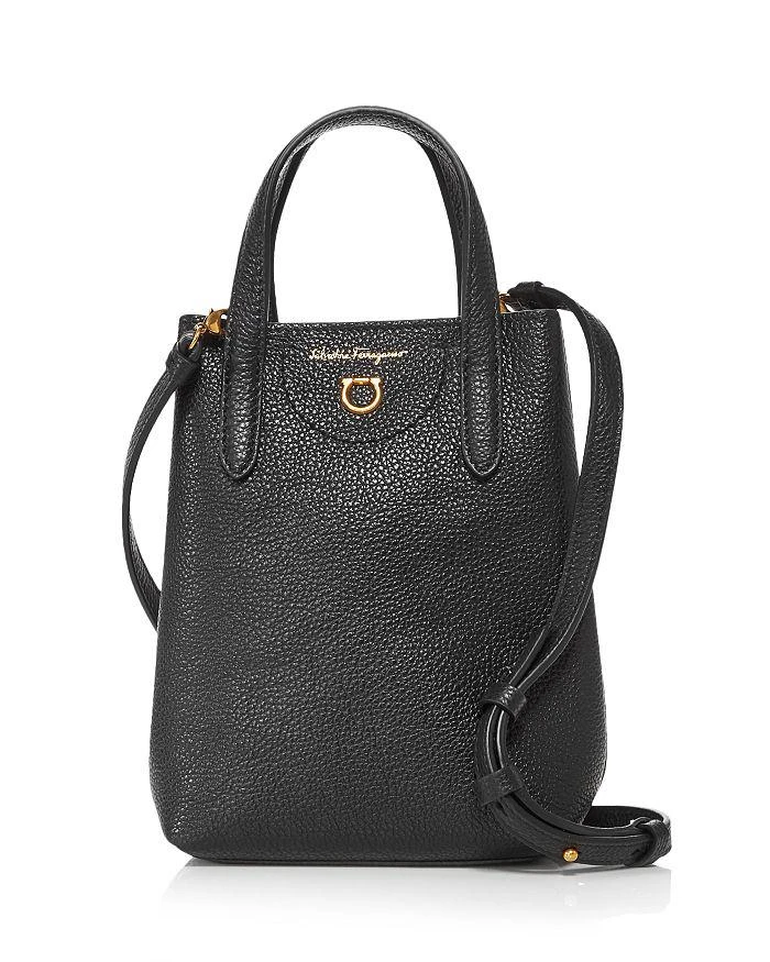 商品Salvatore Ferragamo|Gancini Leather Mini Tote,价格¥4352,第1张图片