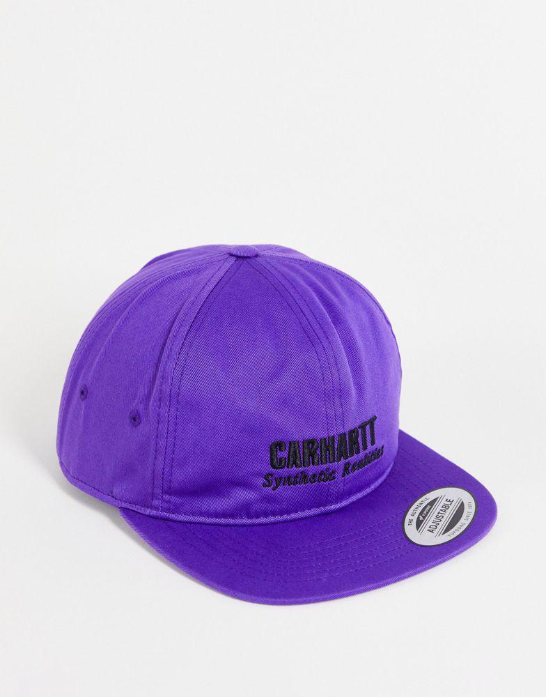 商品Carhartt|Carhartt WIP synthetic realities cap in purple,价格¥170,第1张图片
