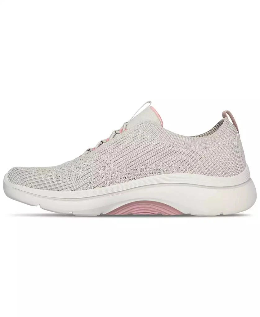 商品SKECHERS|Women's GO WALK Arch Fit- Crystal Waves Walking Sneakers from Finish Line,价格¥375,第3张图片详细描述