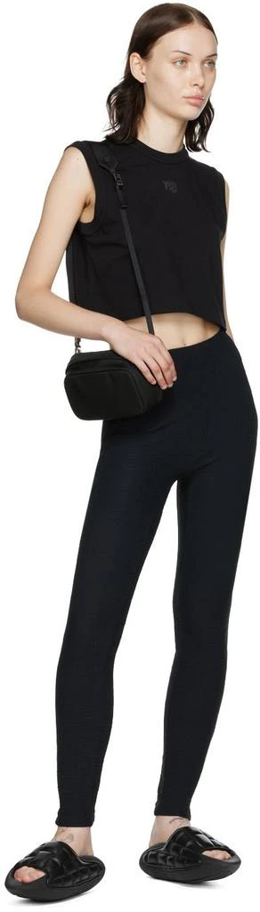 商品Alexander Wang|黑色徽标紧身裤,价格¥1439,第4张图片详细描述