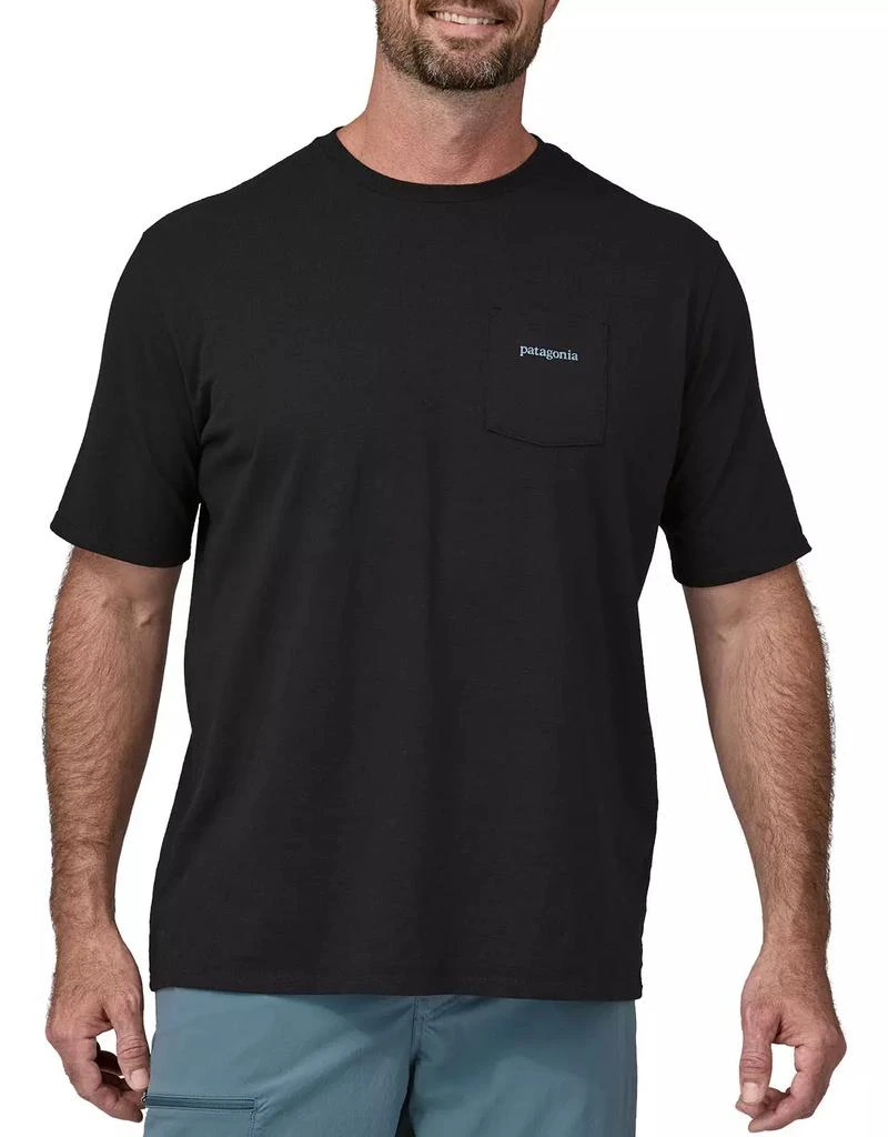 商品Patagonia|Patagonia Men's Line Logo Ridge Pocket Responsibili-Tee Short Sleeve T-Shirt,价格¥372,第1张图片