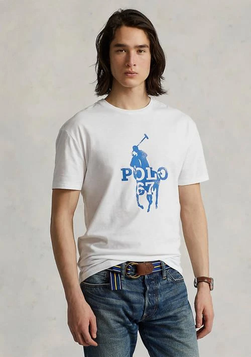 商品Ralph Lauren|Ralph Lauren Classic Fit Big Pony Logo T Shirt,价格¥180,第1张图片