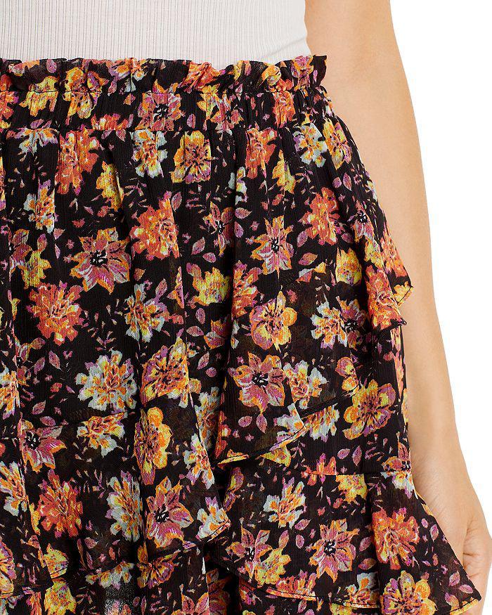 商品AQUA|Tapestry Floral Mini Skirt - 100% Exclusive,价格¥196,第7张图片详细描述