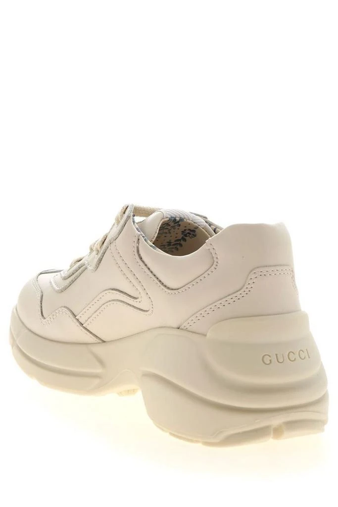 商品Gucci|Gucci Kids Logo Printed Rhyton Sneakers,价格¥4460,第2张图片详细描述