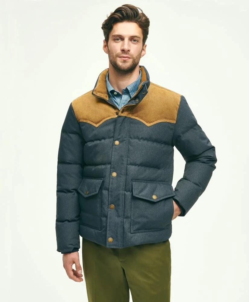 商品Brooks Brothers|Down Denim Puffer Coat,价格¥1964,第1张图片