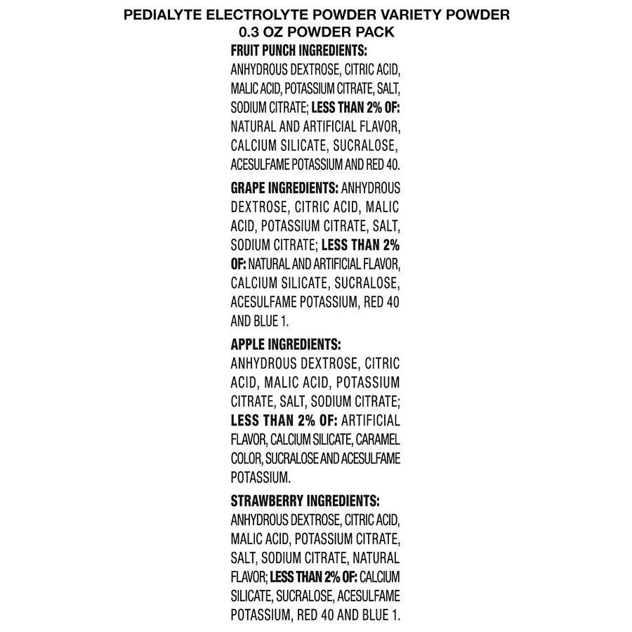 商品Pedialyte|Electrolyte Powder Packets Variety,价格¥82,第4张图片详细描述