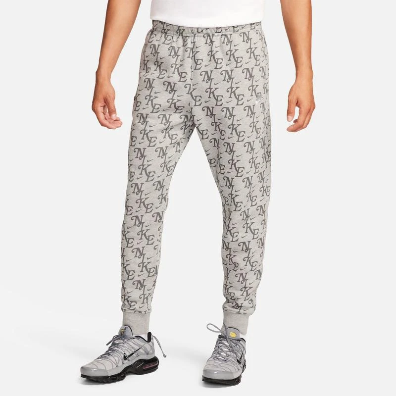 商品NIKE|Nike NSW BB LA Monogram Club Joggers - Men's,价格¥380,第1张图片