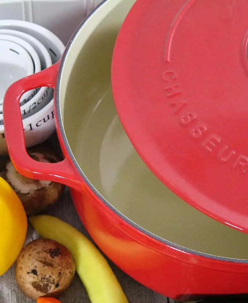 商品Chasseur|French Enameled Cast Iron 6.25 Qt. Round Dutch Oven,价格¥4442,第3张图片详细描述