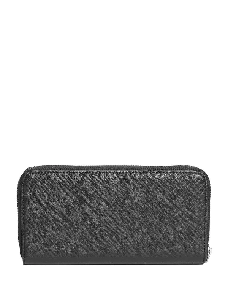 商品Guess Factory|Abree Logo Saffiano Medium Zip-Around Wallet,价格¥224,第1张图片
