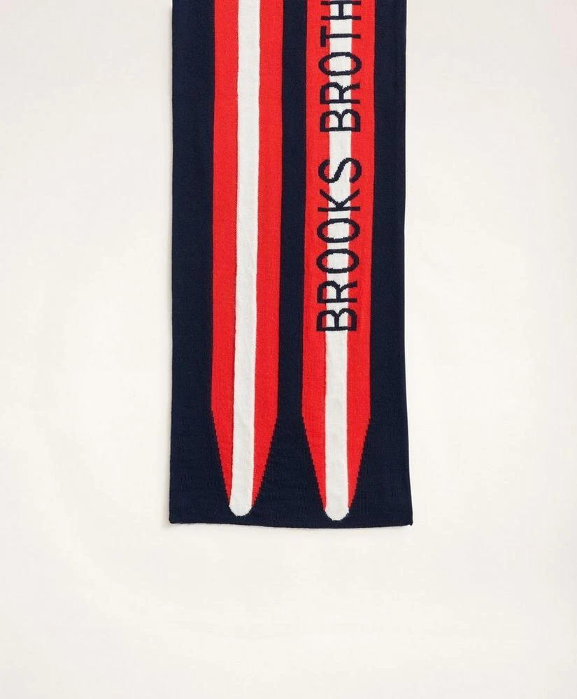 商品Brooks Brothers|Skiing Stripe Scarf,价格¥313,第2张图片详细描述