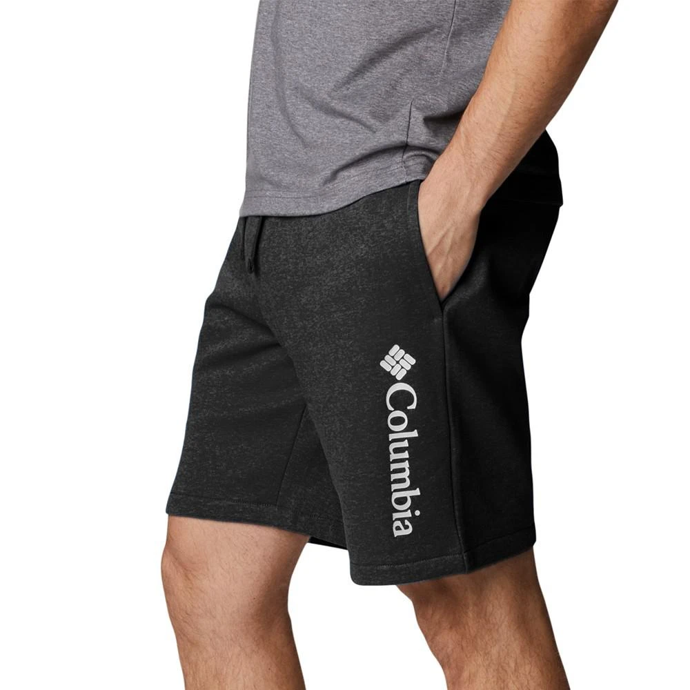 商品Columbia|Men's Trek Relaxed-Fit Stretch Logo-Print Fleece Shorts,价格¥184,第3张图片详细描述